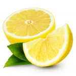 cut lemon - lemon wedge