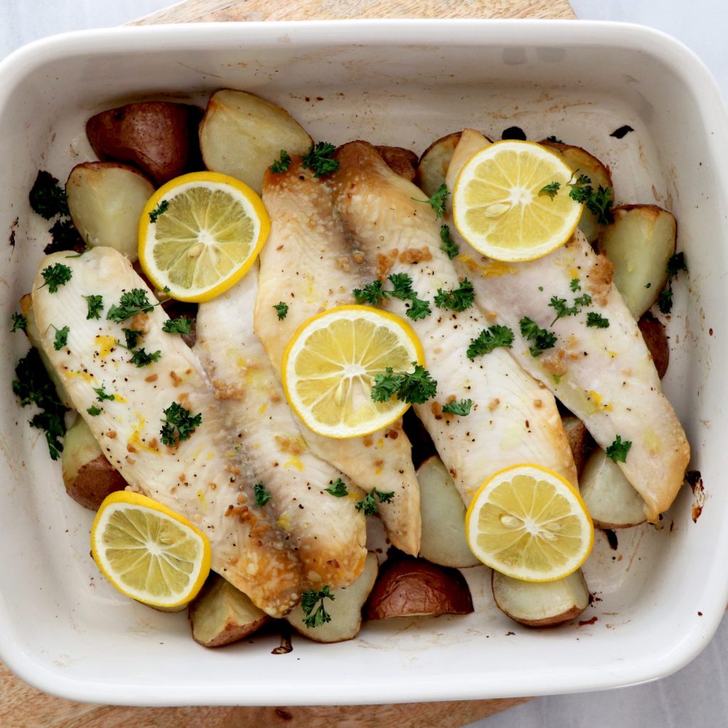 Meyer Lemon Baked Tilapia Limoneira