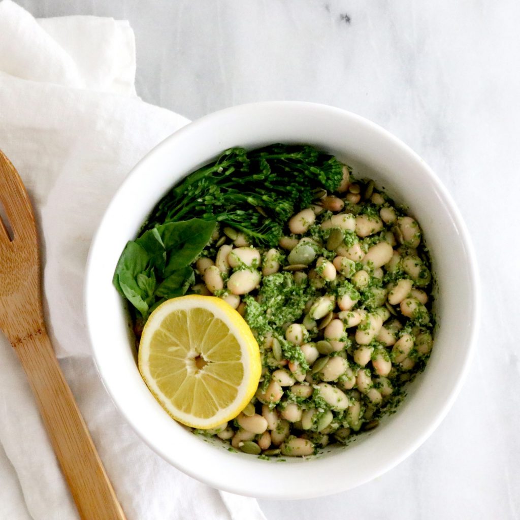 Lemon Broccolini Pesto & Beans Limoneira