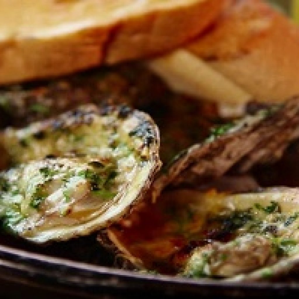Grilled Oysters, Clams & Mussels with Spicy Lemon Butter Limoneira