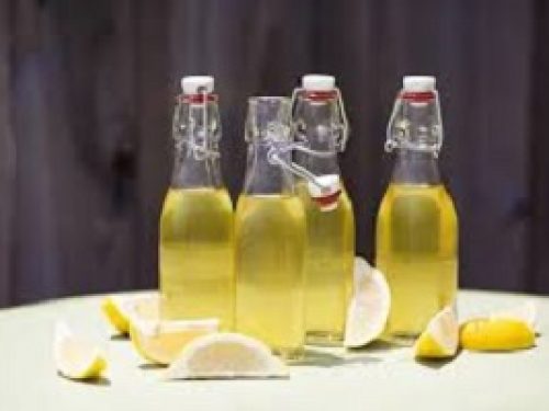 Homemade Limoncello Limoneira
