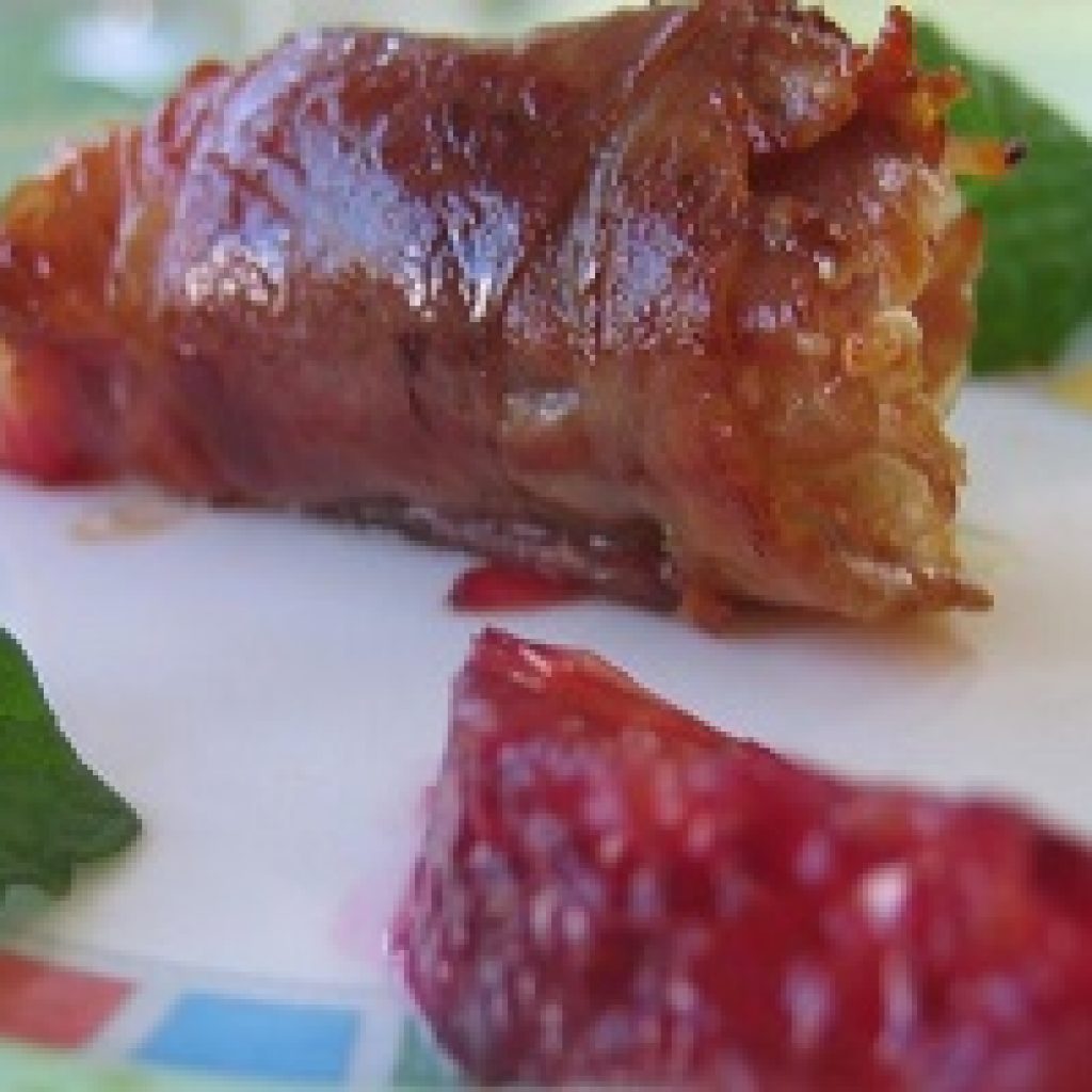 Healthy Hors D’Oeuvres Moro Blood Orange, Prosciutto & Avocado Limoneira