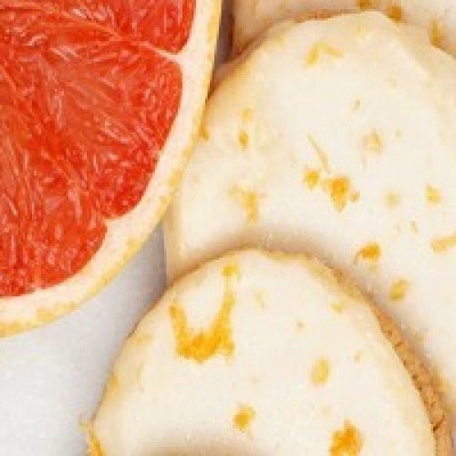 Star Ruby Grapefruit Sugar Cookies with Icing Limoneira