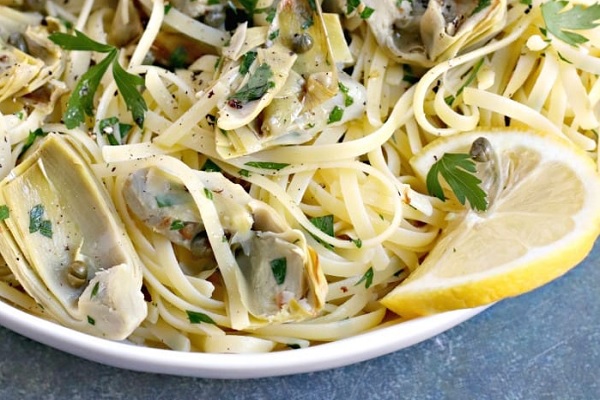 lemon-artichoke-pasta lemon-artichoke-pasta